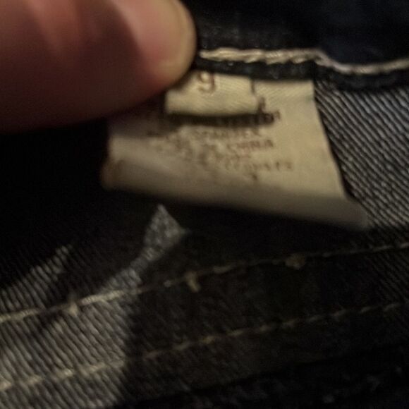 Women’s dark blue Jean shorts Junior size 9 - Picture 3 of 7